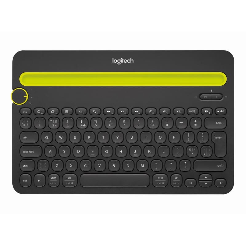 Teclado Logitech K480 Negro Bluetooth Para Pc, Tablet, Smar (920-006346)