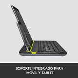 Teclado Logitech K480 Negro Bluetooth Para Pc, Tablet, Smar (920-006346)