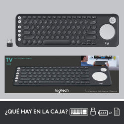 Teclado Logitech K600 Con Touchpad Smart Tv, Pc, Tablet Negro (920-008824)