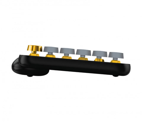 Teclado Logitech Pop Keys Mecanico Inalam Bt Blast Yellow (920-010713)