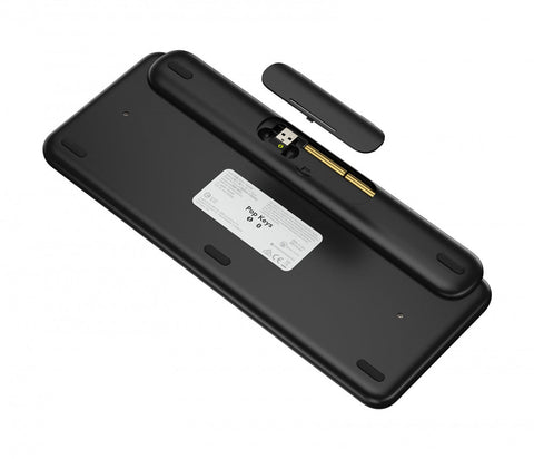 Teclado Logitech Pop Keys Mecanico Inalam Bt Blast Yellow (920-010713)