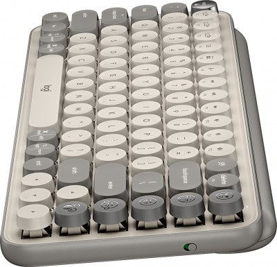 Teclado Logitech Pop Keys Mecanico Inalambrico Bt Mist (920-011518)