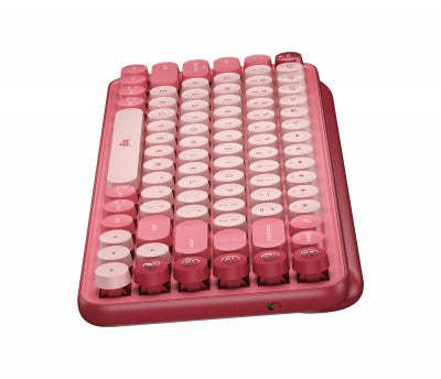 Teclado Logitech Pop Keys Mecanico Inalambrico Coral Rose (920-010715)