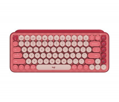 Teclado Logitech Pop Keys Mecanico Inalambrico Coral Rose (920-010715)