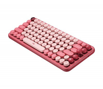 Teclado Logitech Pop Keys Mecanico Inalambrico Coral Rose (920-010715)