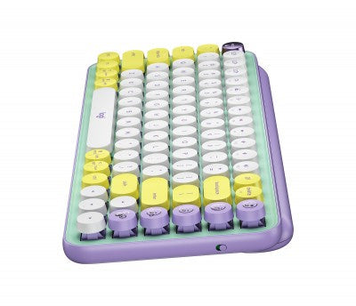 Teclado Logitech Pop Keys Mecanico Inalambrico Fresh Vibes (920-010714)