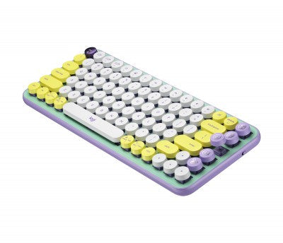 Teclado Logitech Pop Keys Mecanico Inalambrico Fresh Vibes (920-010714)