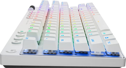 Teclado Logitech Pro X Tkl Lightspeed Bt Usb Rgb White (920-012143)