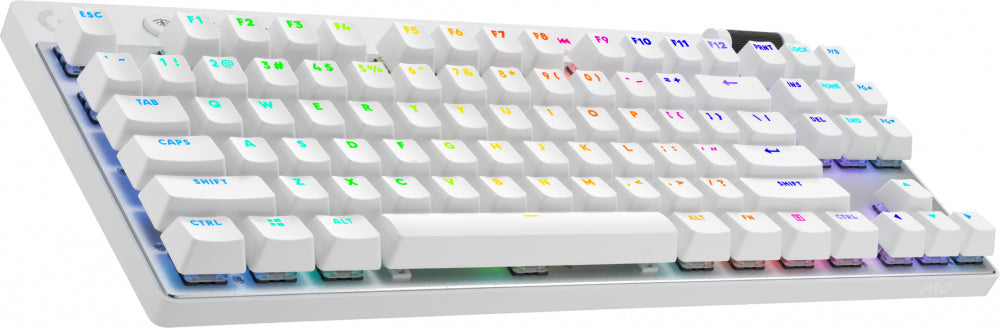 Teclado Logitech Pro X Tkl Lightspeed Bt Usb Rgb White (920-012143)