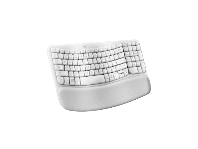 Teclado Logitech Wave Keys Usb Bt Multidisp. Offwhite (920-012279)