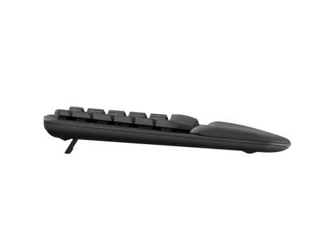 Teclado Logitech Wave Keys Usb Bt Multidispositivos Graphite (920-012278)
