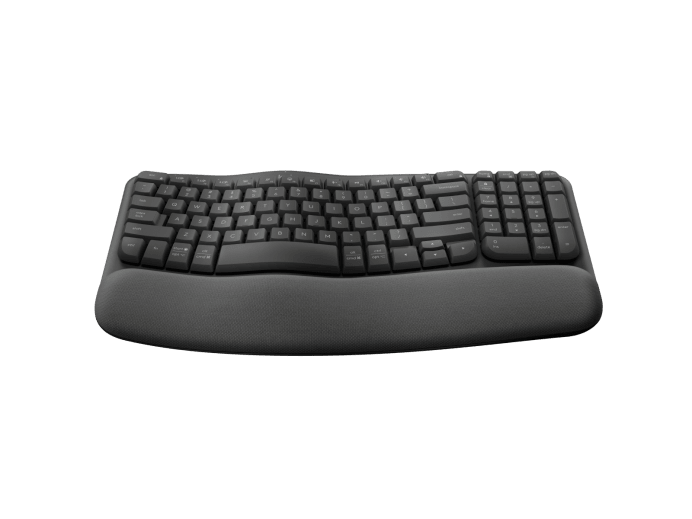 Teclado Logitech Wave Keys Usb Bt Multidispositivos Graphite (920-012278)