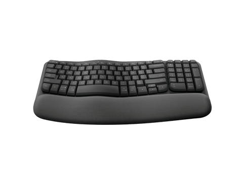Teclado Logitech Wave Keys Usb Bt Multidispositivos Graphite (920-012278)