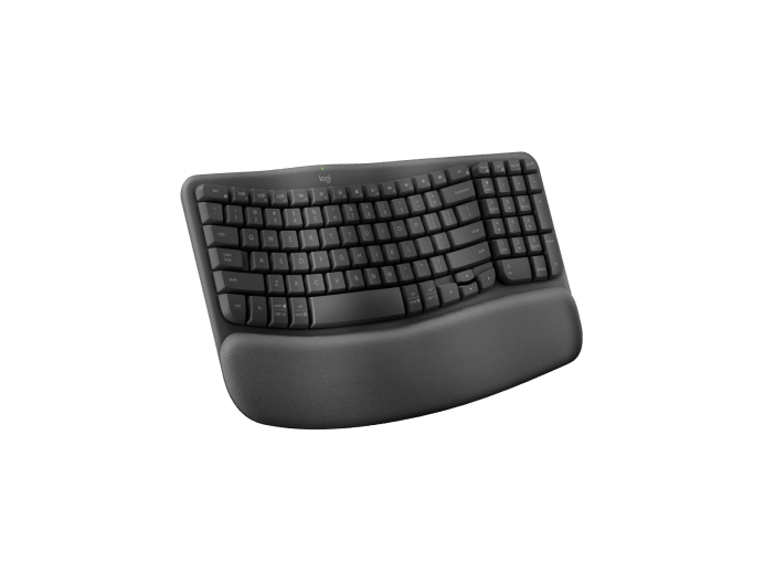 Teclado Logitech Wave Keys Usb Bt Multidispositivos Graphite (920-012278)