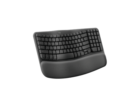 Teclado Logitech Wave Keys Usb Bt Multidispositivos Graphite (920-012278)