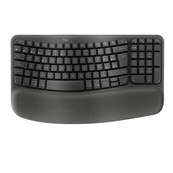 Teclado Logitech Wave Keys Usb Bt Multidispositivos Graphite (920-012278)