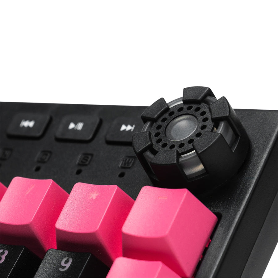 Teclado Mecanico Extendido Ocelot, Alambrico, Iluminacion Tipo Rgb Cubierta De Abs, Color Negro Con Rosa, Gamer