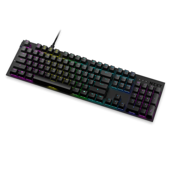 Teclado Mecanico Nzxt Rgb Switch Red Reposa Muñecas En Bk Kb-1fsus-Br