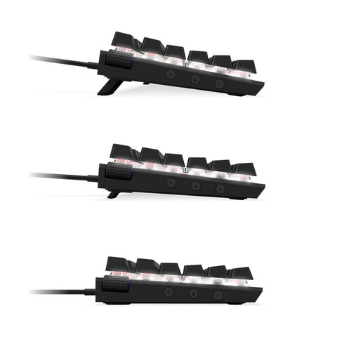 Teclado Mecanico Nzxt Rgb Switch Red Reposa Muñecas En Bk Kb-1fsus-Br