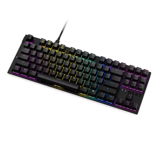 Teclado Mecanico Nzxt Tkl Rgb Sw Red Reposa Muñecas En Bk Kb-1tkus-Br