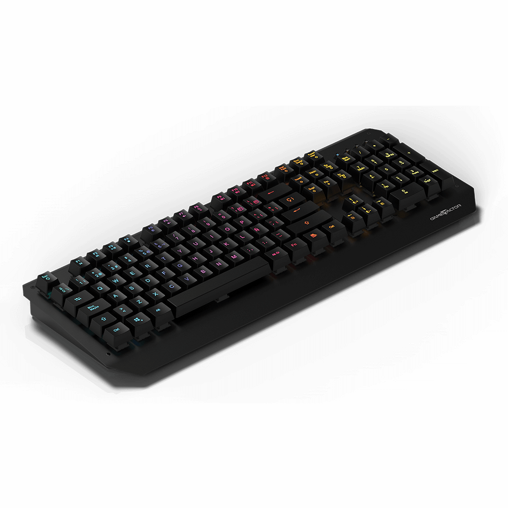 Teclado Mecanico Optico Gaming Game Factor Antighosting Usb Rgb Kbg601
