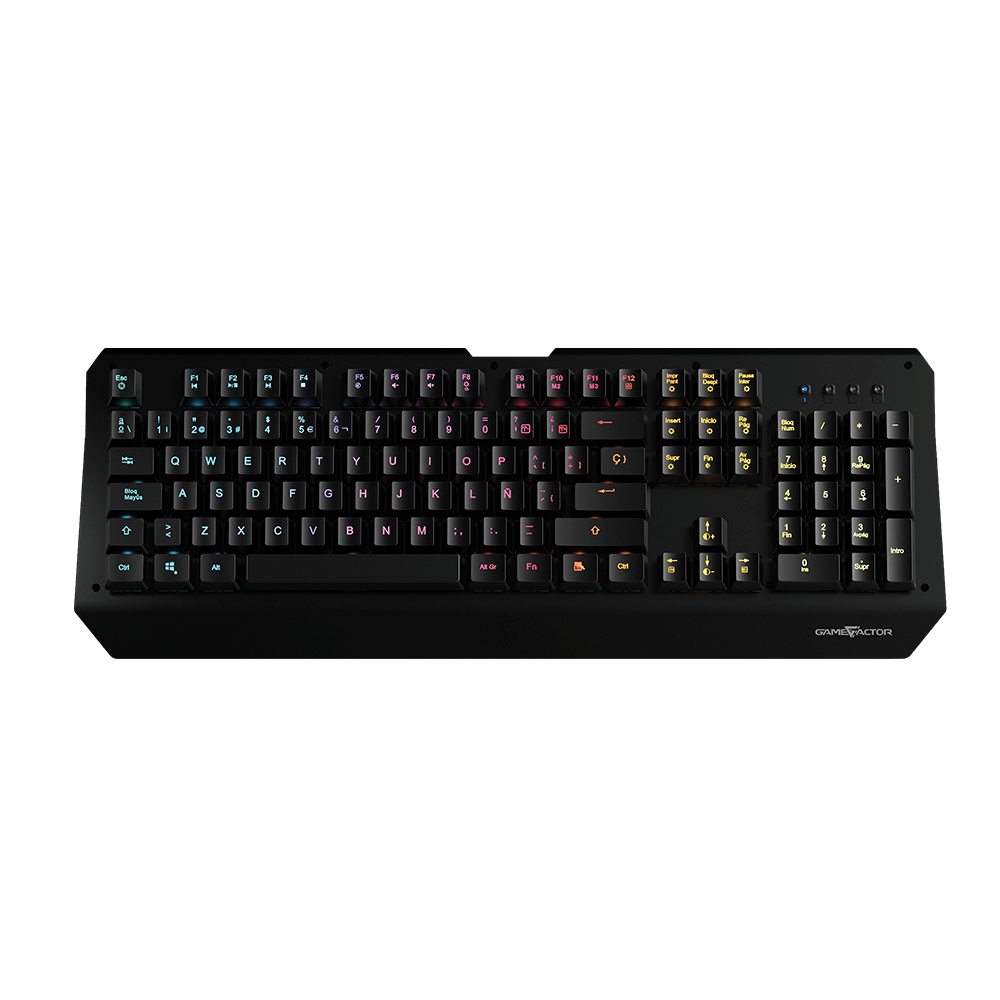 Teclado Mecanico Optico Gaming Game Factor Antighosting Usb Rgb Kbg601