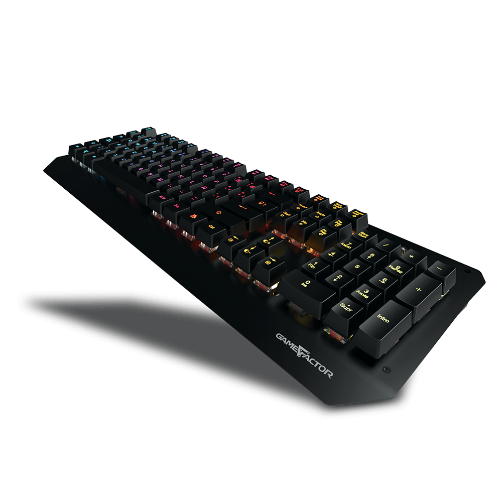 Teclado Mecanico Optico Gaming Game Factor Antighosting Usb Rgb Kbg601