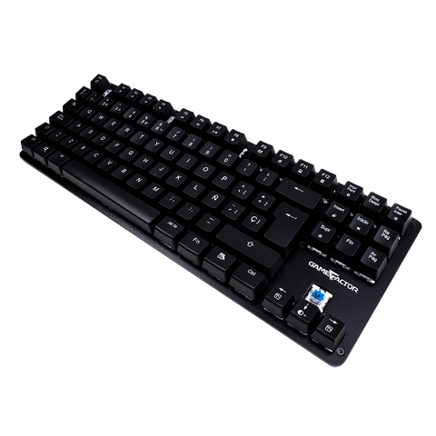 Teclado Mecanico Tkl Game Factor Rgb, Usb Negro, Switch Red Kbg500