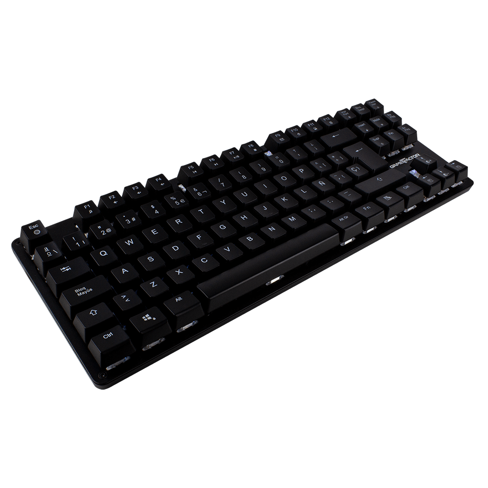 Teclado Mecanico Tkl Game Factor Rgb, Usb Negro, Switch Red Kbg500