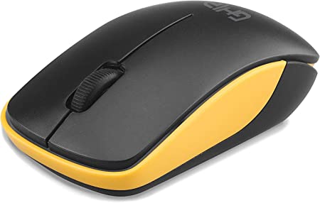Teclado, Mouse Combo Inalambrico Compacto Gt4000na Ghia, Color Negro, Amarillo