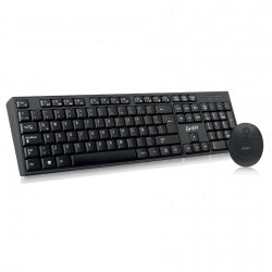 Teclado, Mouse Combo Inalambrico Gt5000 Ghia, Color Negro