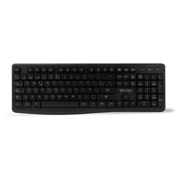 Teclado Vorago Inalambrico Multimedia Negro 8-10 Mts Km-200-V2