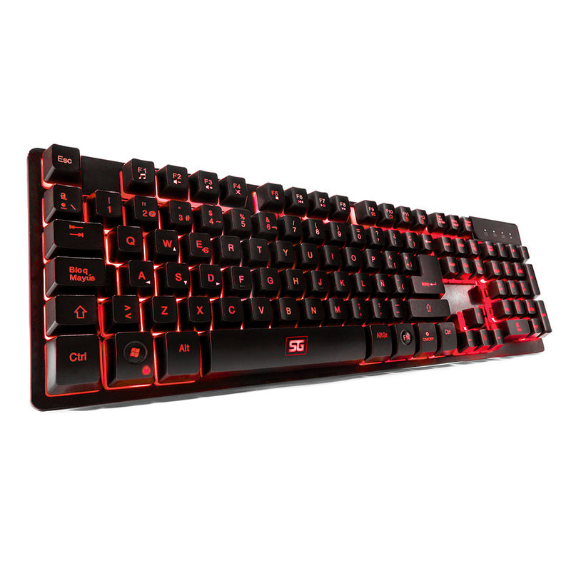 Teclado Vorago Start The Game Alambrico Metalico Multimedia Kb-502