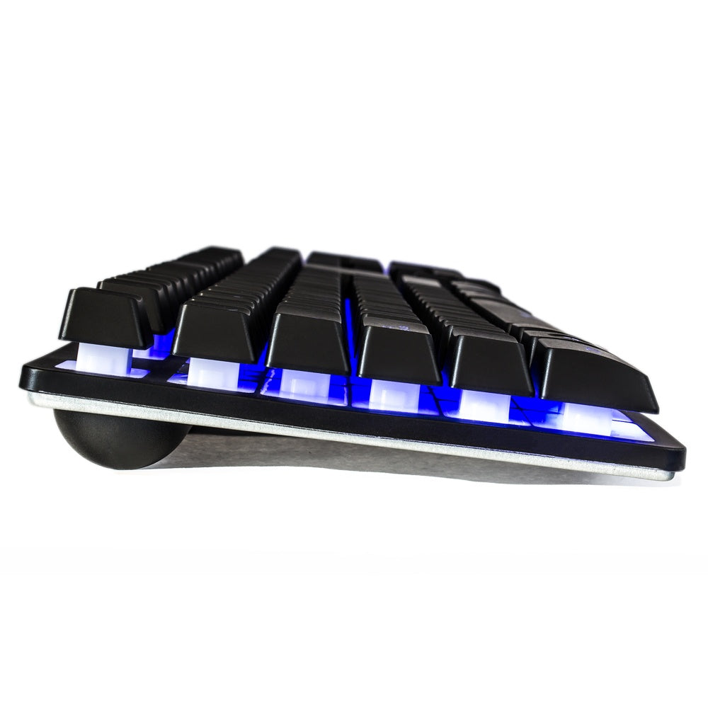 Teclado Vorago Start The Game Alambrico Metalico Multimedia Kb-502