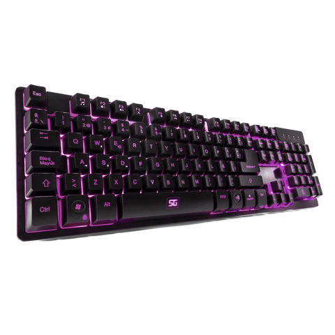Teclado Vorago Start The Game Alambrico Metalico Multimedia Kb-502