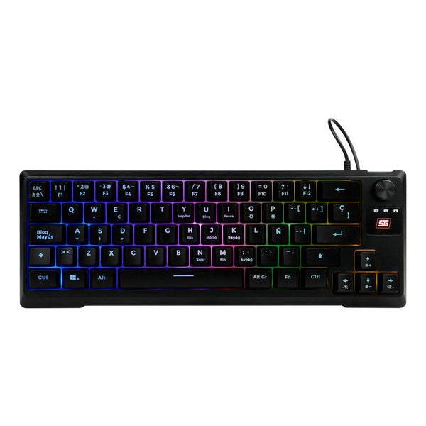 Teclado Vorago Start The Game Tkl Factor 65% Rgb Antighosting Kb-506