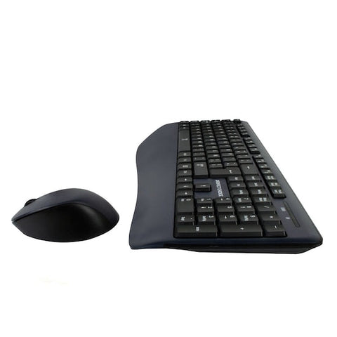 Teclado Y Mouse Ergonomico Inalambrico Perfect Choice Negro