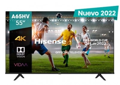 Television Hisense 55a65hv 55" Smart Vidaa Ultra Hd 4k 3840*2160 Wifi