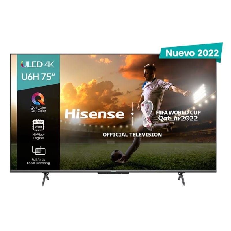 Television Hisense 75U6H 75" Smart Android Quantum 4K 3840*2160 Wifi