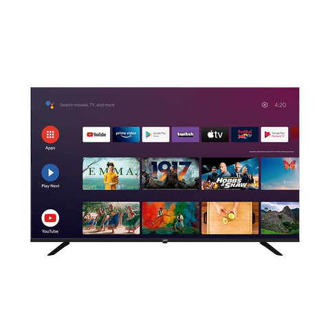 Television Smart Ghia Android Tv Certified 65 Pulg 4k Wifi ,  Rj45, 3 Hdmi, 2 Usb,  Rca,  Optico 60hz
