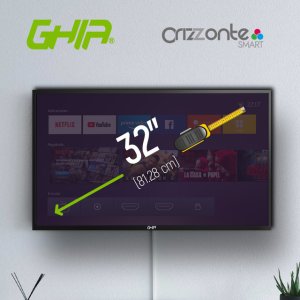 Television Smart Ghia Netflix 4k 65 Pulg 3 Hdmi, 2 Usb, Rca, Optico, 3.5mm 60hz