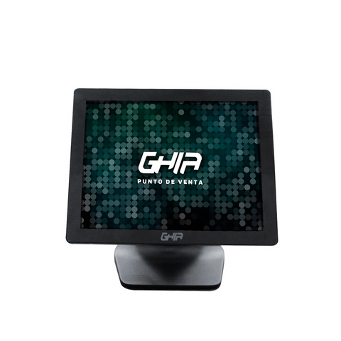 Terminal Pos Punto De Venta Ghia 15 Pulg Touchscreen, J1900, 120gb Almacenamiento, 4gb Ram, Windows 10 Pro