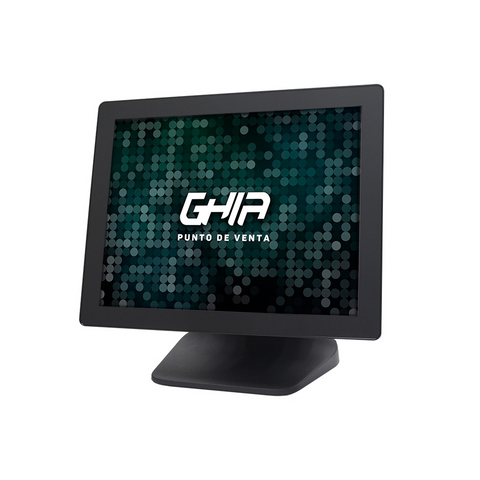 Terminal Pos Punto De Venta Ghia 15 Pulg Touchscreen, J1900, 120gb Almacenamiento, 4gb Ram, Windows 10 Pro