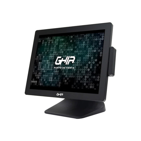 Terminal Pos Punto De Venta Ghia 15 Pulg Touchscreen, Lector De Banda Magnetica, J1900, 120gb Almacenamiento, 4gb Ram, Windows 10 Pro