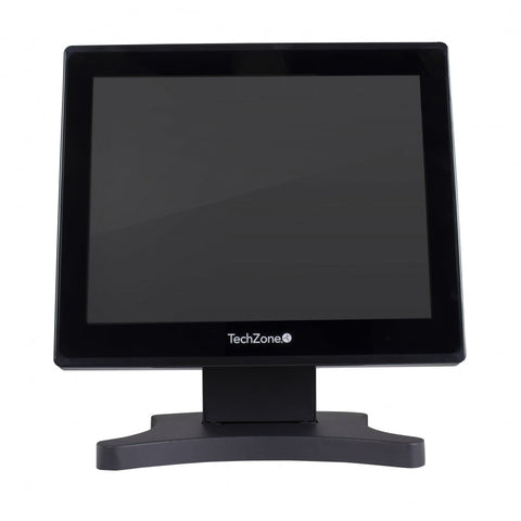 Terminal Punto De Venta Techzone Tzbepos15, Aio Touch, Negro, 15 Pulgadas, Intel J1900, Ram 4gb, 64gb Ssd, 4 Usb , Vga, Rj45