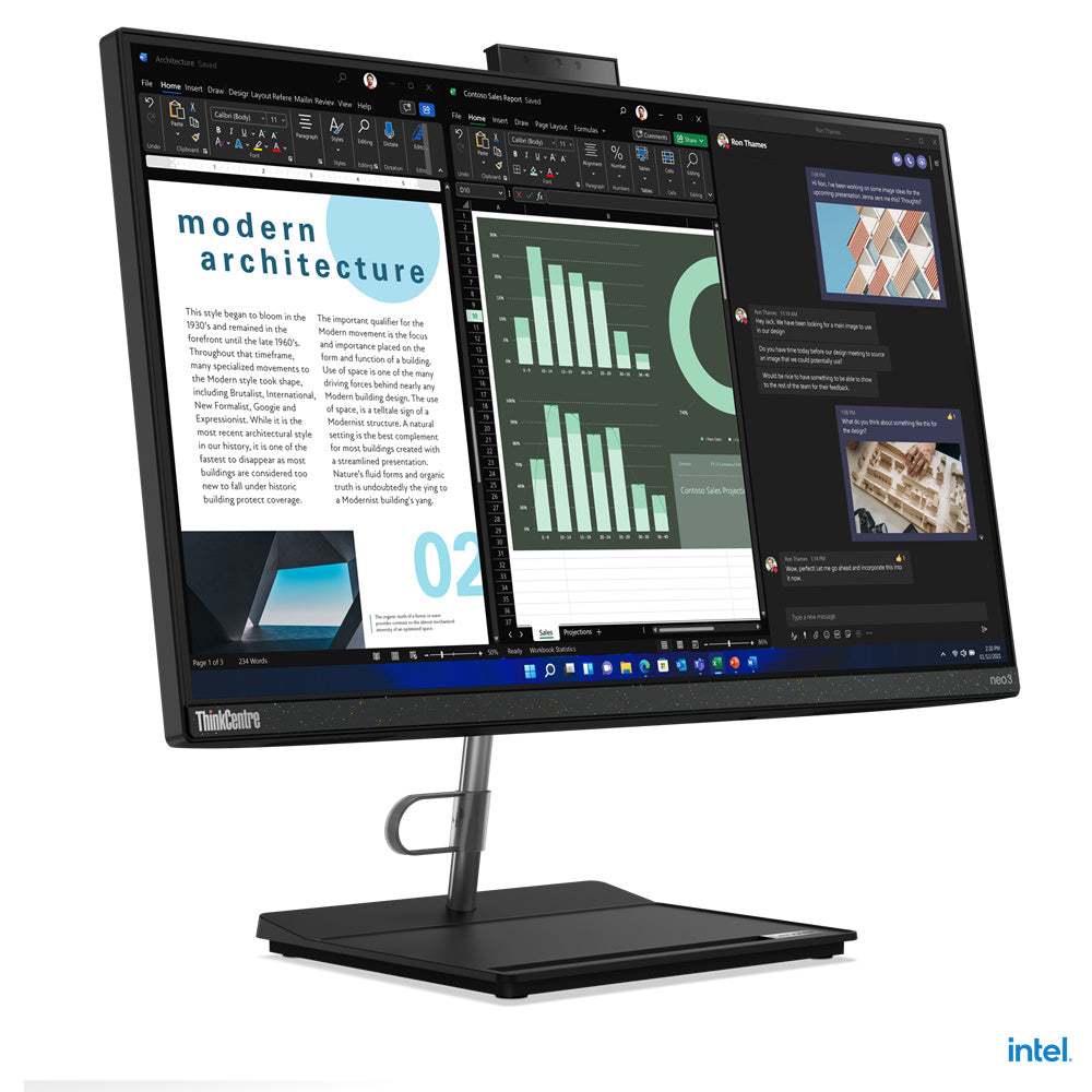 Thinkcentre Neo 30a Ci3 1220p 23.8 8gb256sd 1yw Windows 11 Pro - 12b2000yls