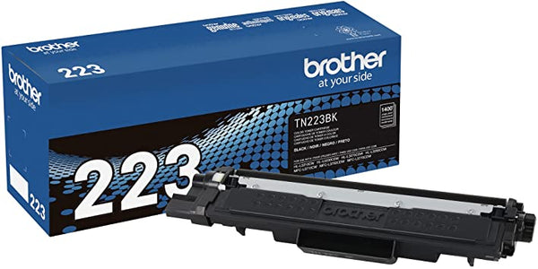 Toner Brother Tn223bk Negro 1,400 Paginas, Rendimiento Estandar, Mfcl3710cw