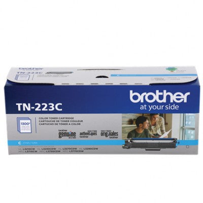 Toner Brother Tn223c Cian 1,300 Paginas, Rendimiento Estandar, Mfcl3710cw