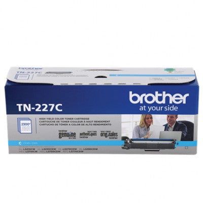 Toner Brother Tn227c Cian 2,300 Paginas, Alto Rendimiento, Mfcl3710cw