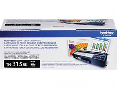 Toner Brother Tn315bk Negro 6,000 Paginas Alto Rendimiento Para Mcf9970cd